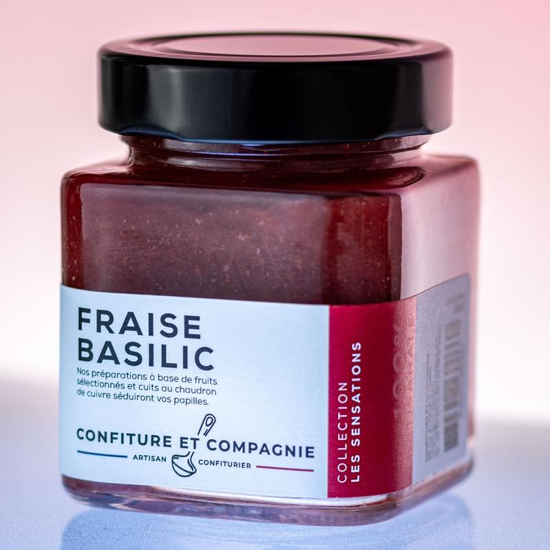 Confiture Fraise Basilic