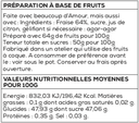 étiquette Fraise