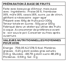 étiquette Fruits Rouges