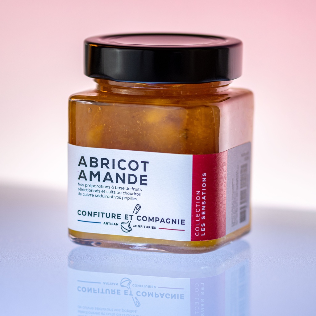 Confiture Abricot-Amandes effilées 380g Confiturier du Morvan